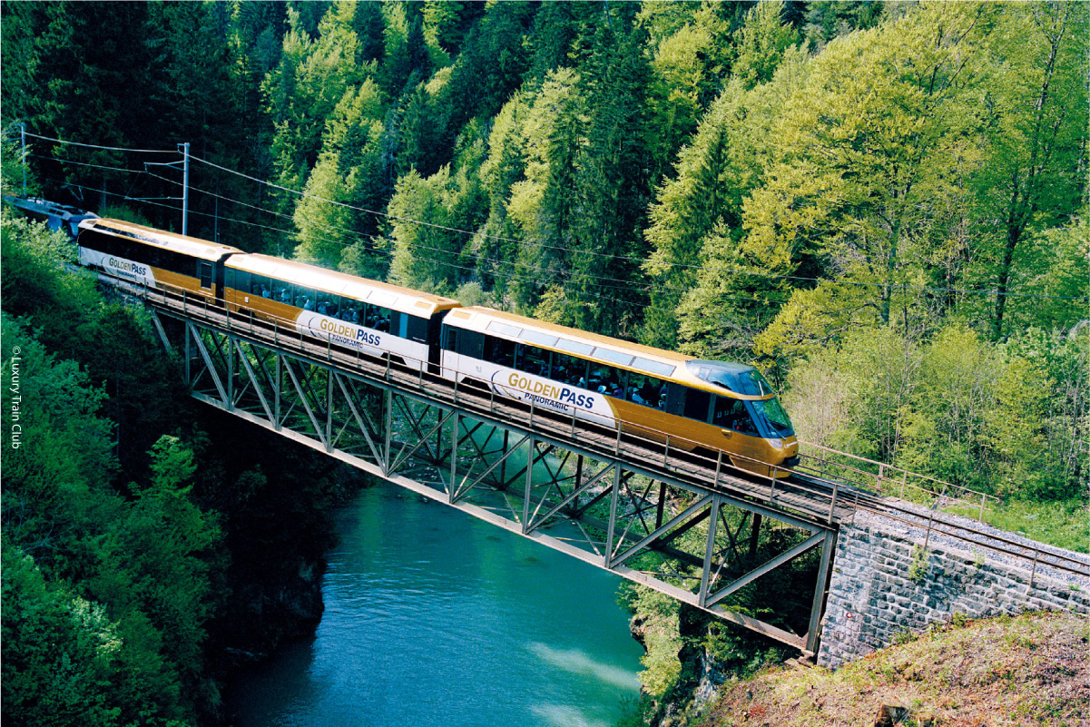 Goldenpass Line in der Schweiz