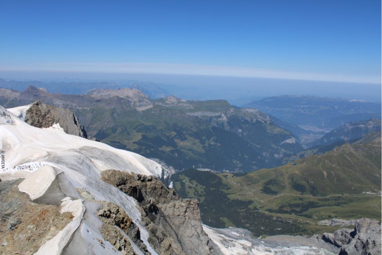 Jungfraujoch in den Schweizer Alpen