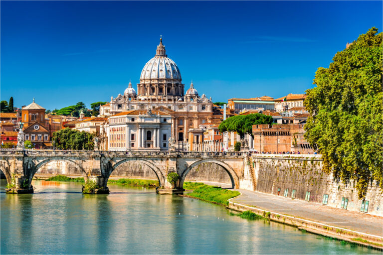 Italien, Blick auf den Petersdom