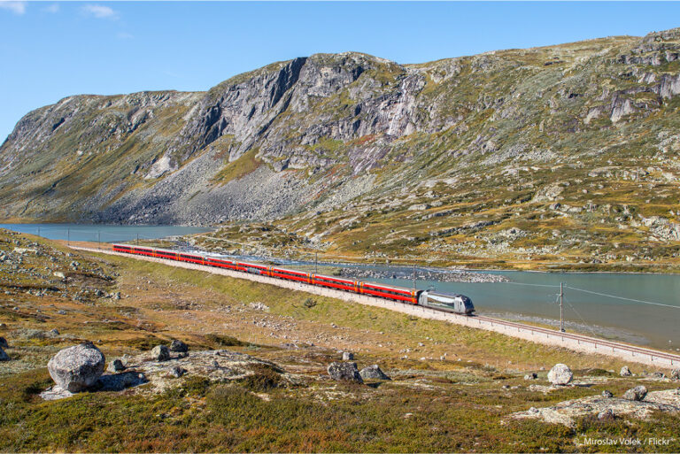 Norwegen, Bahnfahrt von Haugastol nach Finse