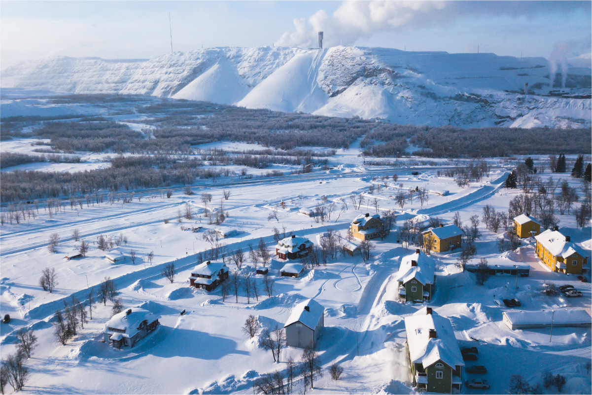 Schweden, Winterliches Kiruna