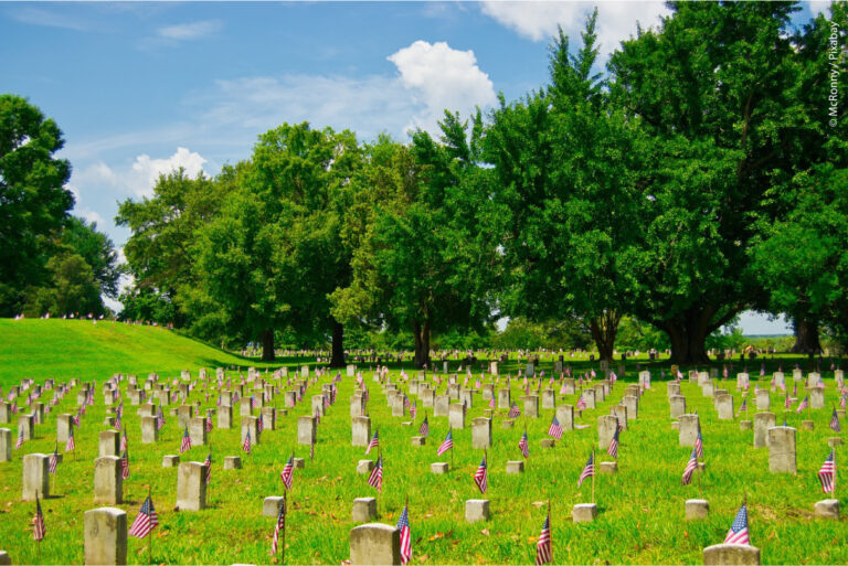 USA, Vicksburg, Militärfriedhof