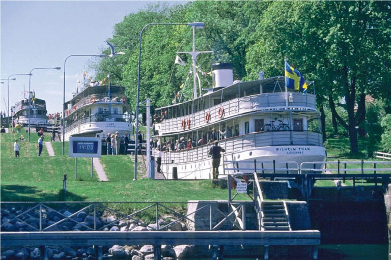 Passagier Reisen Goeta-Kanal Schleusentreppen